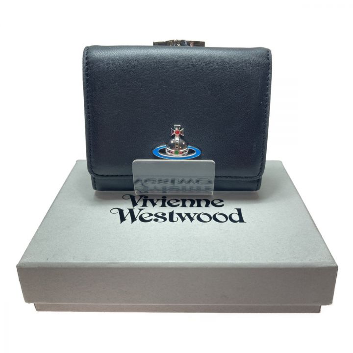 Vivienne Westwood ヴィヴィアン・ウエストウッド 3つ折り財布 がま口 51010018-40564  ブラック｜中古｜なんでもリサイクルビッグバン