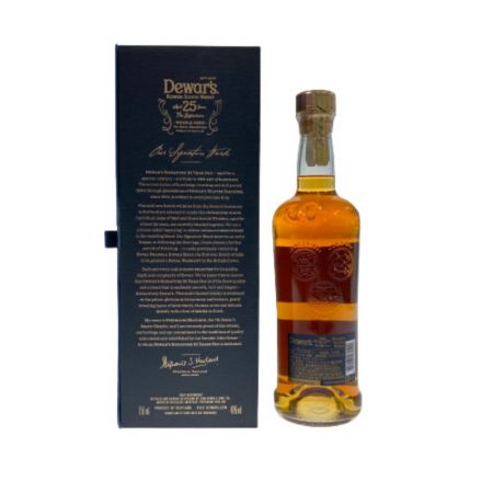  Dewar`s デュワーズ 25年 The Signature シグネチャー ブレンドスコッチウイスキー 750ml 40度 未開栓