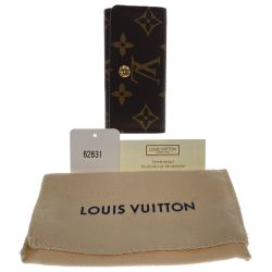 ◎◎ LOUIS VUITTON ルイヴィトン モノグラム ミュルティクレ4 M62631 ブラウン 4連キーケース Aランク
