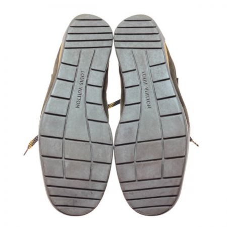  LOUIS VUITTON ルイヴィトン スニーカー サイズ7 1/2 約26.5cm G0 1012 ブラウン 箱付き 靴