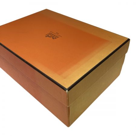  HERMES エルメス シューズ 41 1/2 約26.5cm ブラック x ブラウン 箱付き 靴