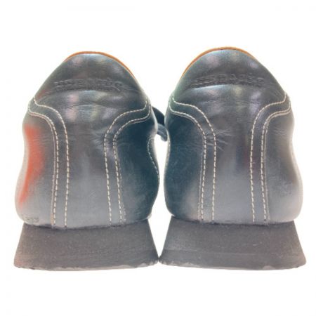  HERMES エルメス シューズ 41 1/2 約26.5cm ブラック x ブラウン 箱付き 靴