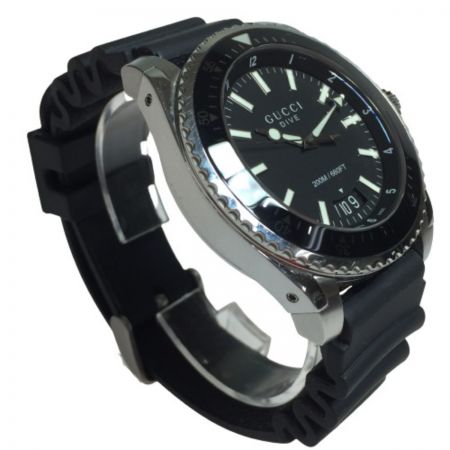  GUCCI グッチ 136.2 DIVE ベルト社外製  136.2 クォーツ メンズ 腕時計 箱付
