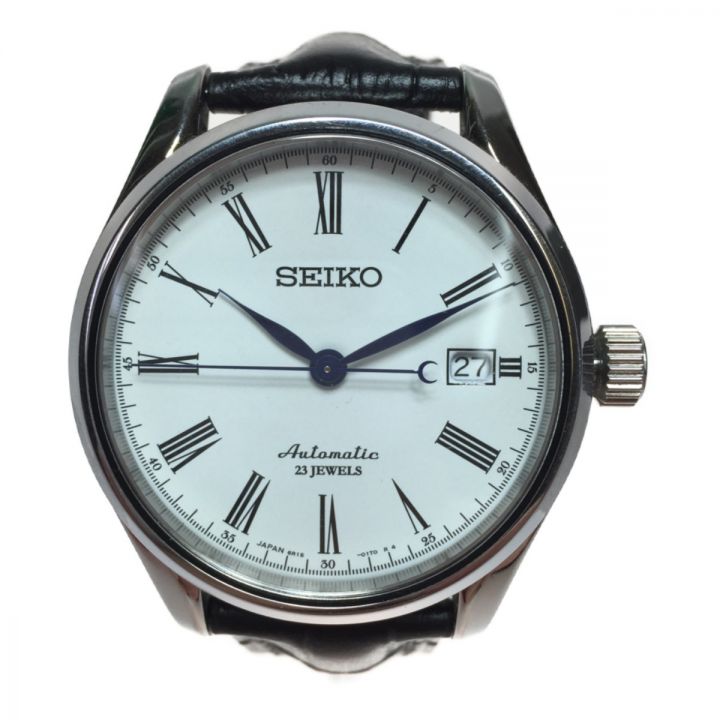 SEIKO セイコー PRESAGE プレサージュ メンズ 自動巻 腕時計 6R15-02P0 裏スケ｜中古｜なんでもリサイクルビッグバン