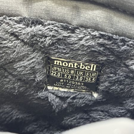 mont･bell モンベル アウトドアブーツ　コルチナブーツ #1129383 SIZE 22cm