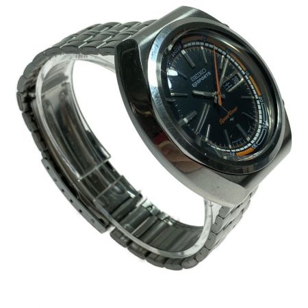  SEIKO セイコー 5 SPORTS Speed-Timer スピードタイマー 7017-6000 ブラック 腕時計 自動巻き 現状渡し
