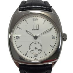 ◎◎ dunhill ダンヒル 113 センテナリー クォーツ 腕時計 113 16183 スモールセコンド 30m防水 ベルト社外品 Bランク