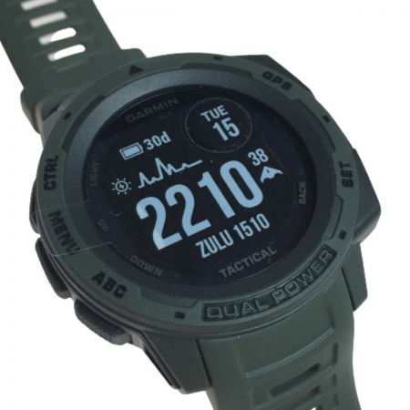  GARMIN Instinct Dual Power タフネスＧＰＳウォッチ 0100229331
