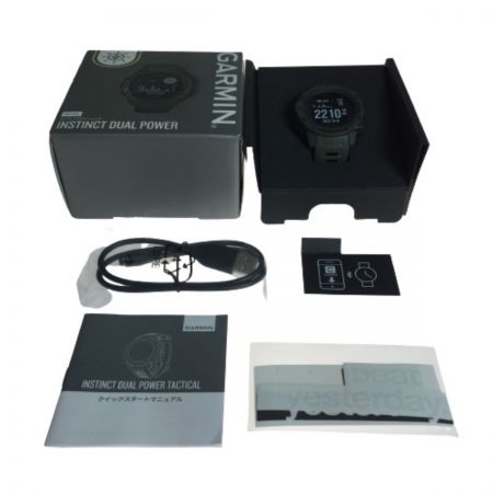  GARMIN Instinct Dual Power タフネスＧＰＳウォッチ 0100229331