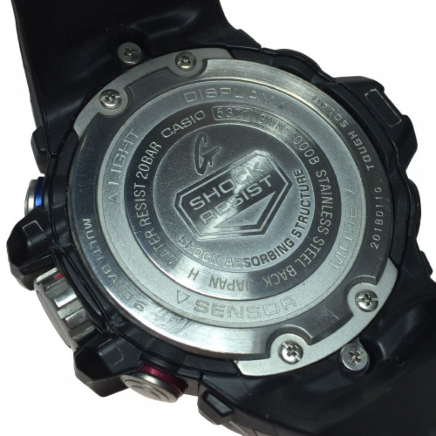 中古】 CASIO カシオ G-SHOCK ガルフマスター 電波ソーラー腕時計 GWN