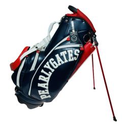 ◎◎ PEARLY GATES パーリーゲイツ スタンドバッグ キャディバッグ トリコロール 8.5型 3.6kg 6分割 破れ有 Cランク