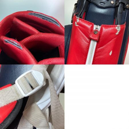  PEARLY GATES パーリーゲイツ スタンドバッグ キャディバッグ トリコロール 8.5型 3.6kg 6分割 破れ有