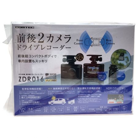  COMTEC コムテック GPS搭載 高性能ドライブレコーダー ZDR016 ドラレコ