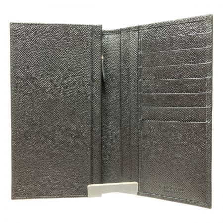  BVLGARI ブルガリ ブルガリ・ブルガリ 長財布 30398 ブラック x シルバー x ブルー