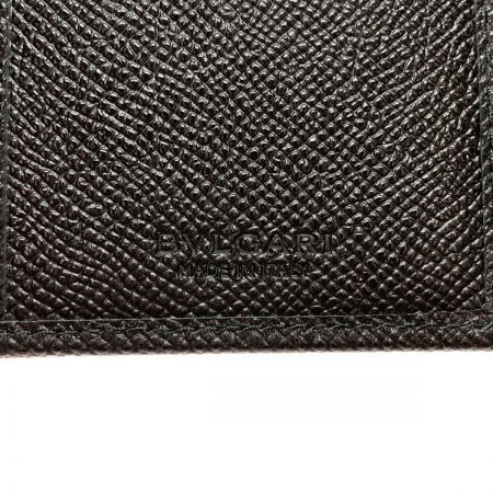  BVLGARI ブルガリ ブルガリ・ブルガリ 長財布 30398 ブラック x シルバー x ブルー