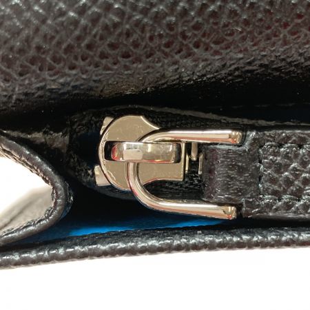  BVLGARI ブルガリ ブルガリ・ブルガリ 長財布 30398 ブラック x シルバー x ブルー