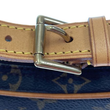  LOUIS VUITTON ルイヴィトン モノグラム ポシェット・クロワッサン M51510 ブラウン ショルダーバッグ ハンドバッグ