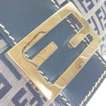  FENDI フェンディ ズッキーノ ワンショルダーバッグ 2201-26424/018 ブラック x シルバー ハンドバッグ