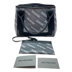 ◎◎ BALENCIAGA バレンシアガ ハンドバッグ ポーチ付き 390346 グレー ブラック Bランク