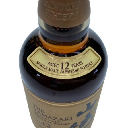 【北海道内限定発送】 SUNTORY サントリースピリッツ 山崎蒸留所 シングルモルトウイスキー 山崎 12年 43％ 700ml 未開栓