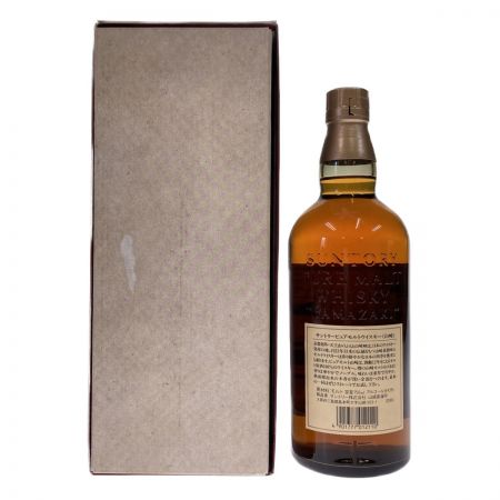 【北海道内限定発送】 SUNTORY サントリー 山崎蒸留所 ピュアモルトウイスキー 山崎 12年 43% 750ml 箱付き 未開栓
