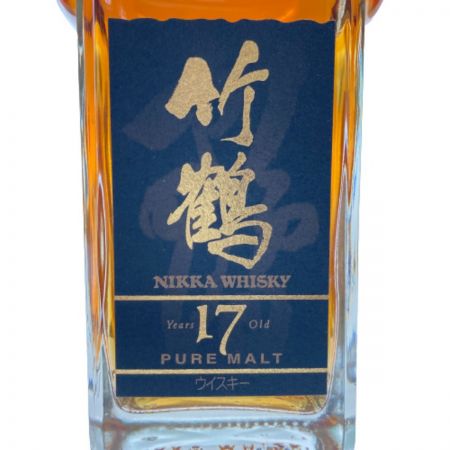 【北海道内限定発送】 NIKKA ニッカウヰスキー ニッカウイスキー 竹鶴 17年 ピュアモルトウイスキー 43％ 700ml 箱付き 未開栓
