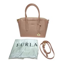 ◎◎ FURLA フルラ 2WAYバッグ ハンドバッグ ショルダーバッグ レディース ピンク Bランク