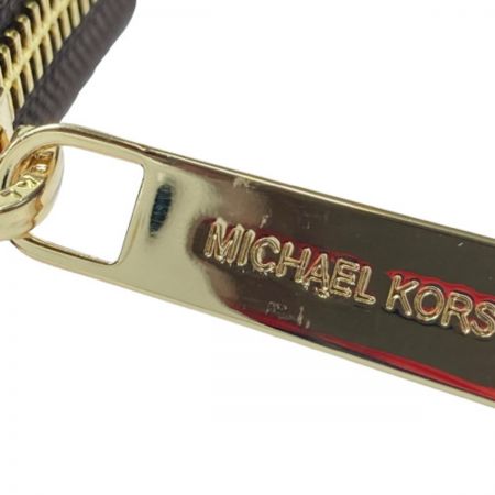  MICHAEL KORS マイケルコース 長財布 ジェットセットトラベル 35F8GTVT3B ブラウン x ゴールド金具