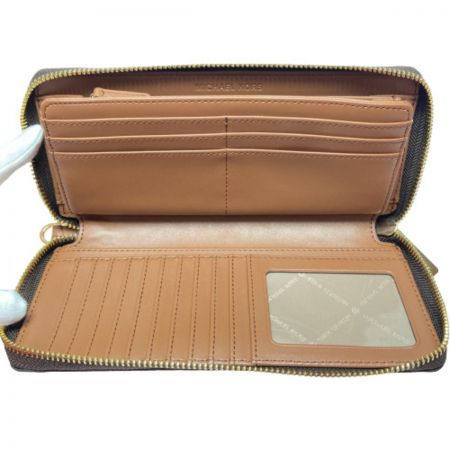  MICHAEL KORS マイケルコース 長財布 ジェットセットトラベル 35F8GTVT3B ブラウン x ゴールド金具