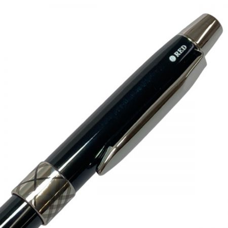  BURBERRY バーバリー イズリントンシリーズ 黒軸 複合筆記具 ブラック ボールペン(赤黒) シャープペンシル(0.5)