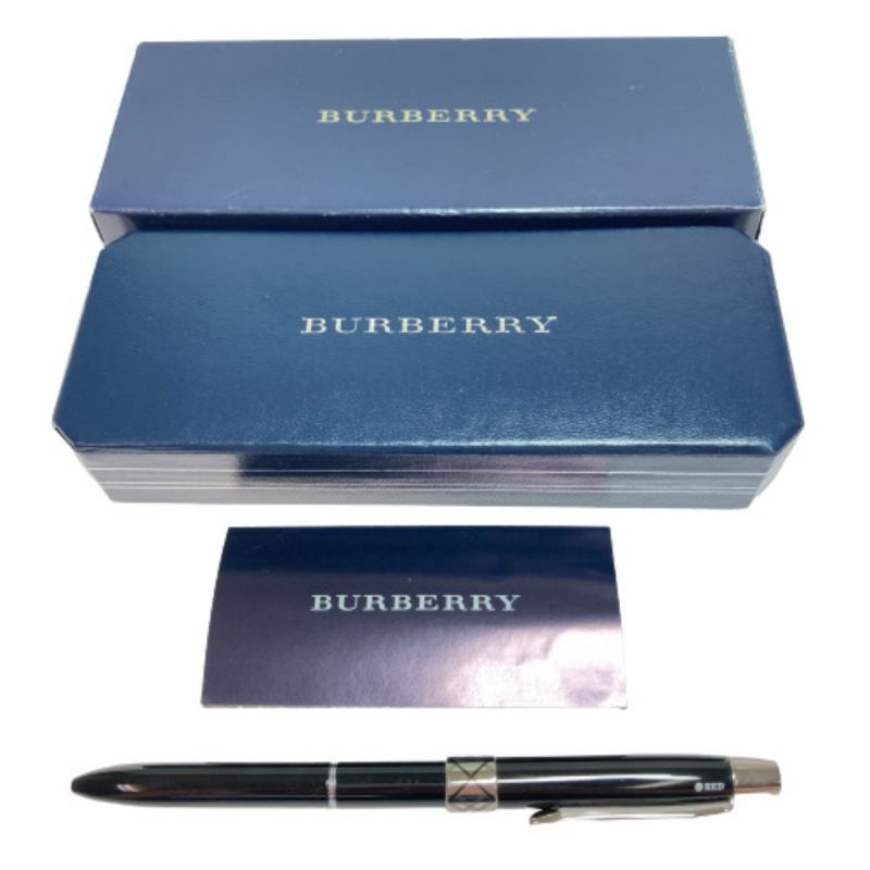 中古】 BURBERRY バーバリー イズリントンシリーズ 黒軸 複合筆記具