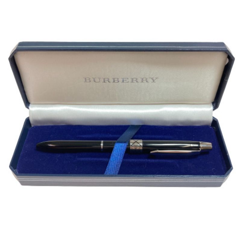 中古】 BURBERRY バーバリー イズリントンシリーズ 黒軸 複合筆記具