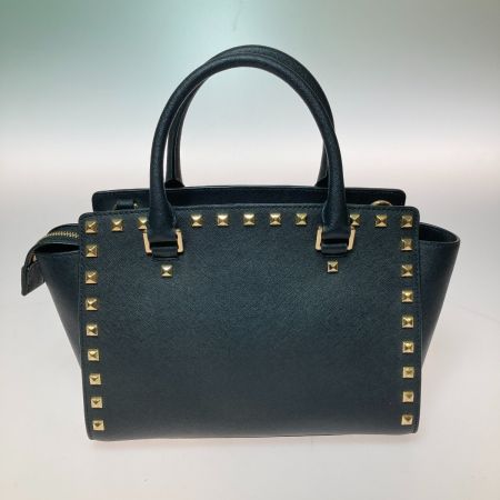  MICHAEL KORS マイケルコース 2WAYショルダーバッグ ハンドバッグ スタッズ ブラック
