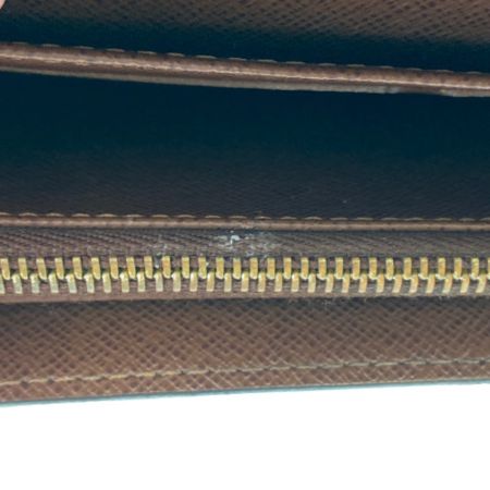  LOUIS VUITTON ルイヴィトン モノグラム ポシェット・ポルトモネクレディ M61726 ブラウン 長財布