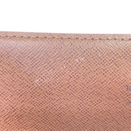  LOUIS VUITTON ルイヴィトン モノグラム ポシェット・ポルトモネクレディ M61726 ブラウン 長財布