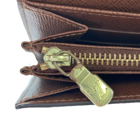  LOUIS VUITTON ルイヴィトン モノグラム ポシェット・ポルトモネクレディ M61726 ブラウン 長財布