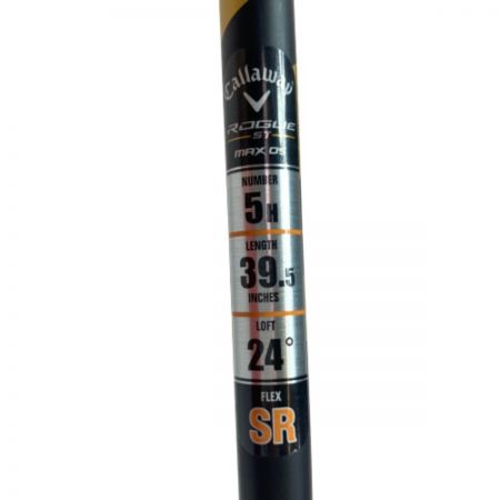  Callaway キャロウェイ ROGUE ST MAX OS 24° 5H 5UT ユーティリティ VENTUS 5-SR カバーなし