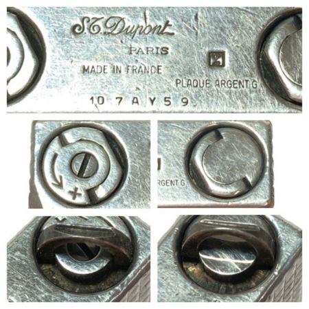  S.T.Dupont エステーデュポン ガスライター シルバー 現状渡し