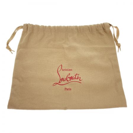  Christian Louboutin クリスチャンルブタン Loubilab ルビラブ ポシェット ブラック x レッド