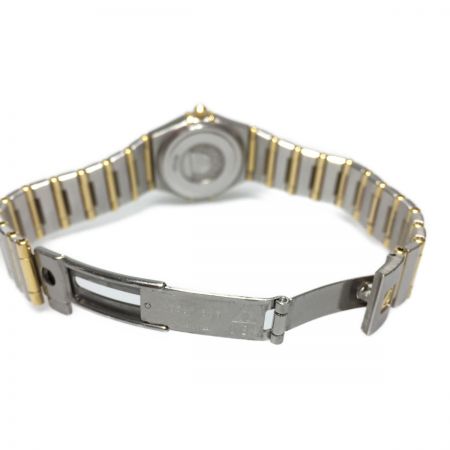  OMEGA オメガ コンステレーションミニ クォーツ レディース 腕時計 1267.75 ホワイト 箱・取説・コマ付 文字盤シェル