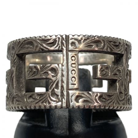  GUCCI グッチ スクエアG シルバー リング 11号 SILVER925 箱、布袋付き 指輪