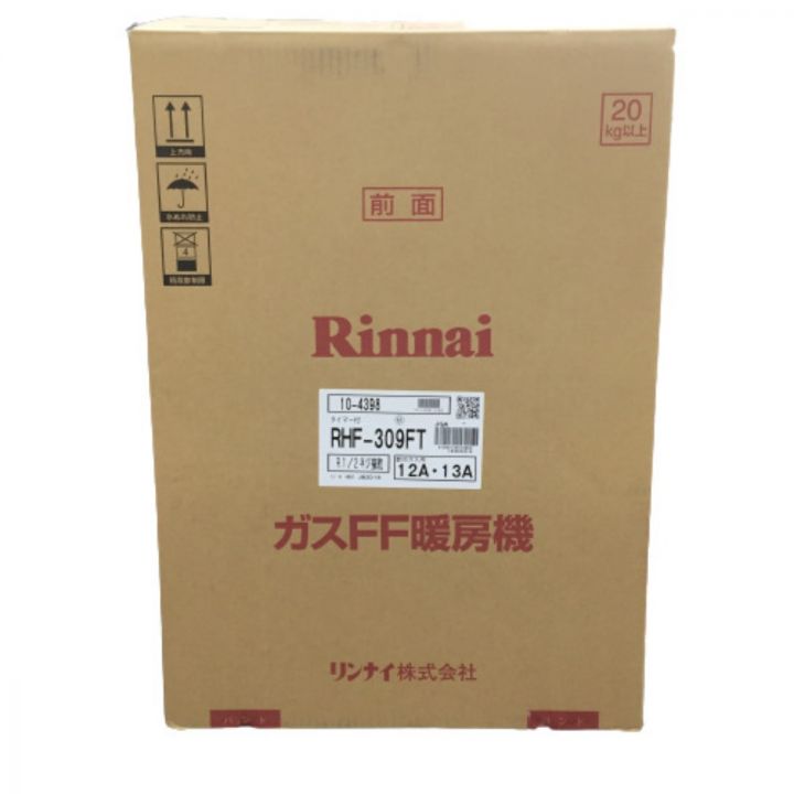 Rinnai リンナイ 都市ガス 12A・13A ガスFF暖房機 RHF-309FT ガスファンヒーター｜中古｜なんでもリサイクルビッグバン