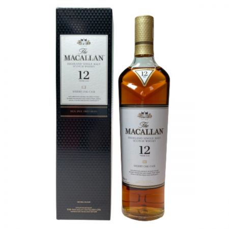  The MACALLAN マッカラン シェリー オーク 12年 シングルモルト スコッチ ウイスキー 40％ 700ml 未開栓