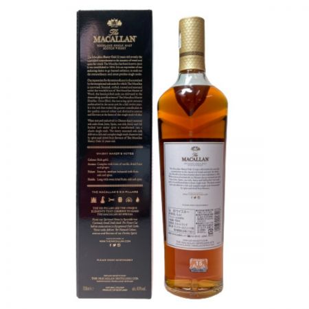  The MACALLAN マッカラン シェリー オーク 12年 シングルモルト スコッチ ウイスキー 40％ 700ml 未開栓