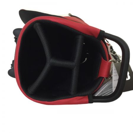  Bridgestone ブリヂストン プロスタンドモデル キャディバッグ CBG202 レッド×ホワイト 9.5型 3.7kg 47インチ対応