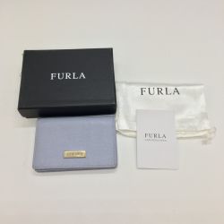 ◎◎ FURLA フルラ 名刺入れ　カードケース  内側に汚れあり Bランク
