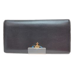 ◎◎ Vivienne Westwood ヴィヴィアン・ウエストウッド 2つ折り 長財布 1032VX ブラック ブラッチャリーニ Bランク