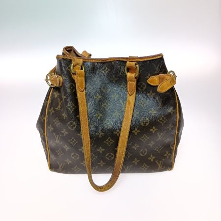  LOUIS VUITTON ルイヴィトン モノグラム バティニョール ヴェルティカル トート ショルダーバッグ M51153 ブラウン ジャンク品