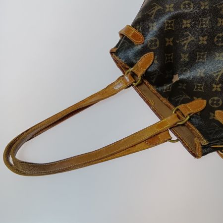  LOUIS VUITTON ルイヴィトン モノグラム バティニョール ヴェルティカル トート ショルダーバッグ M51153 ブラウン ジャンク品