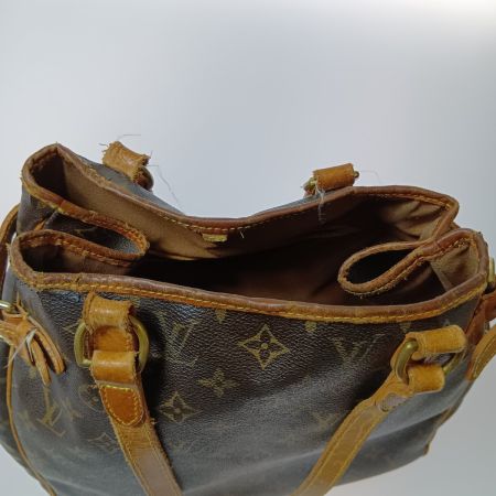  LOUIS VUITTON ルイヴィトン モノグラム バティニョール ヴェルティカル トート ショルダーバッグ M51153 ブラウン ジャンク品